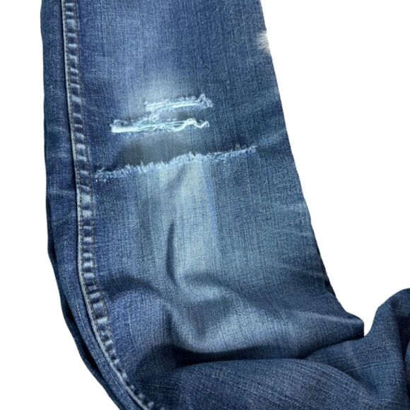 Madewell 10" High Rise Skinny Ripped Knee Jeans Sz 29 - Picture 10 of 10